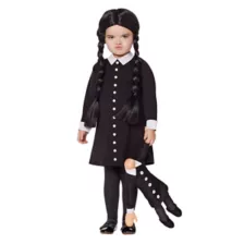 Toddler Wednesday Addams Costume - The Addams Family at Spirit Halloween