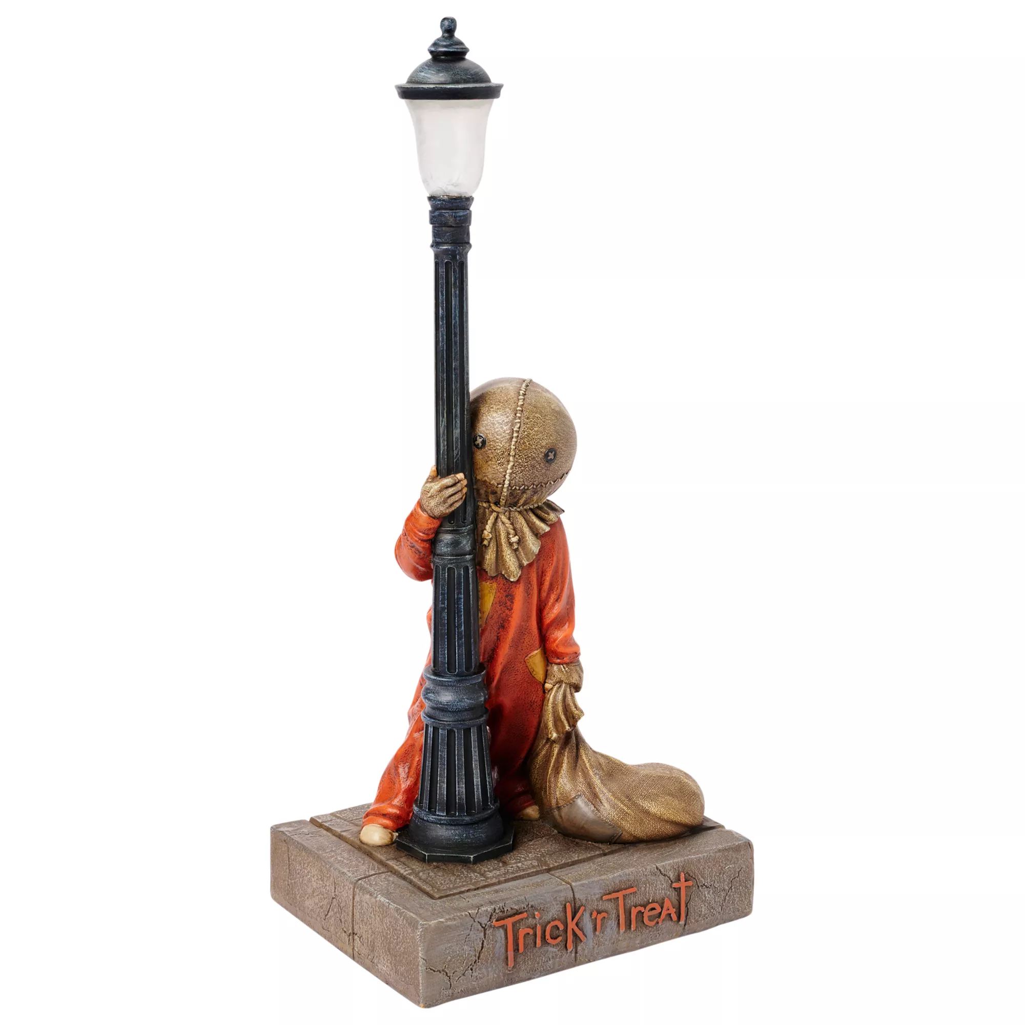 Light-Up Lamp Post Sam Statue - Trick 'r Treat at Spencer's