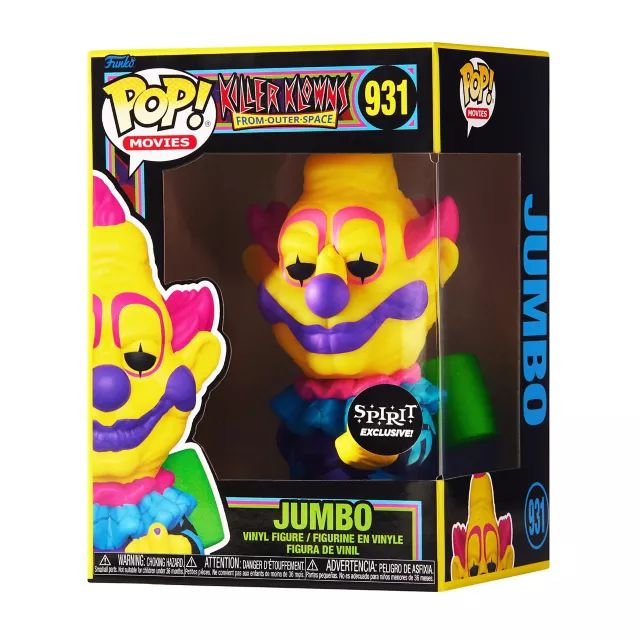 Black Light Jumbo Funko POP! Figure - Killer Klowns from Outer Space at Spirit Halloween