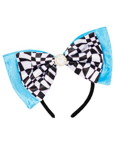 Alice Checkerboard Bow Headband