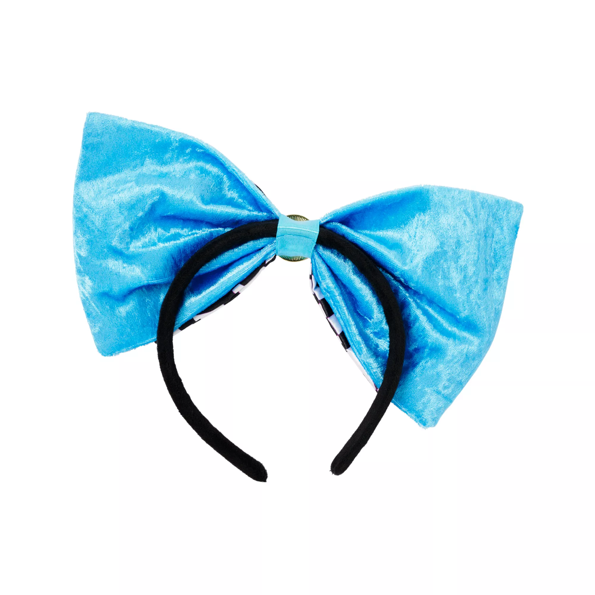 Alice Checkerboard Bow Headband