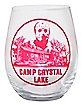 Camp Crystal Lake Stemless Glass - Friday the 13th