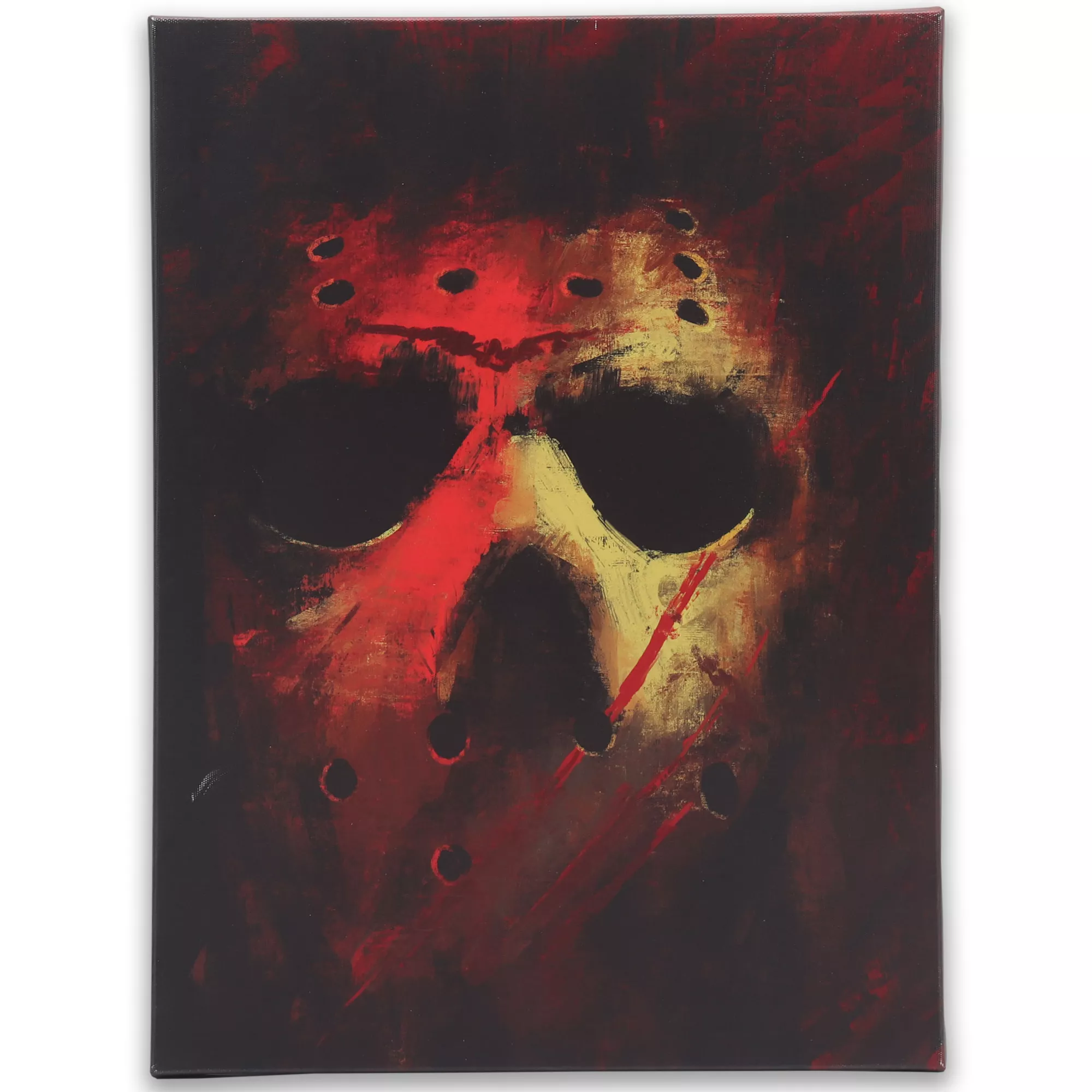 Jason Voorhees Mask Canvas - Friday the 13th at Spencer's