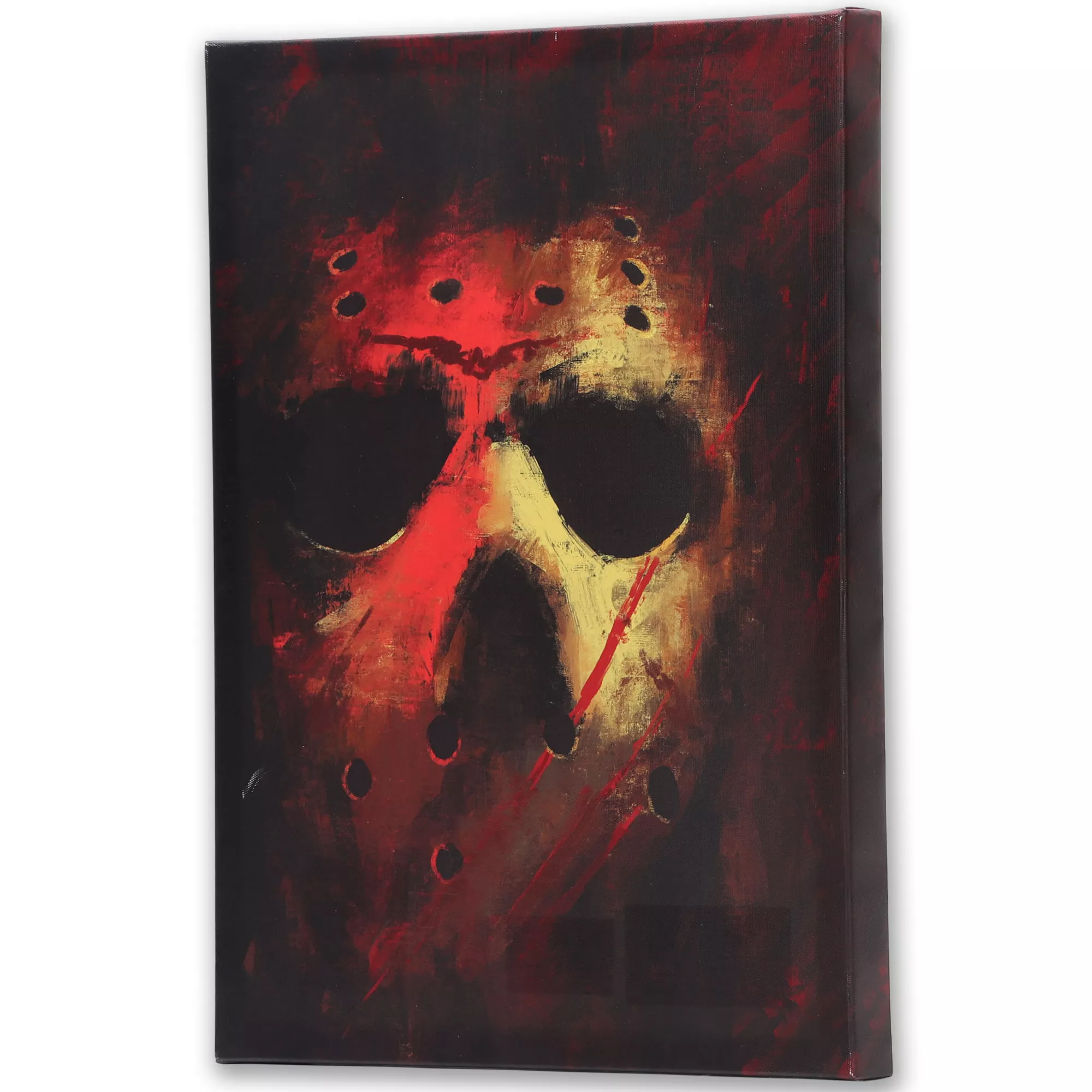 Jason Voorhees Mask Canvas - Friday the 13th at Spencer's