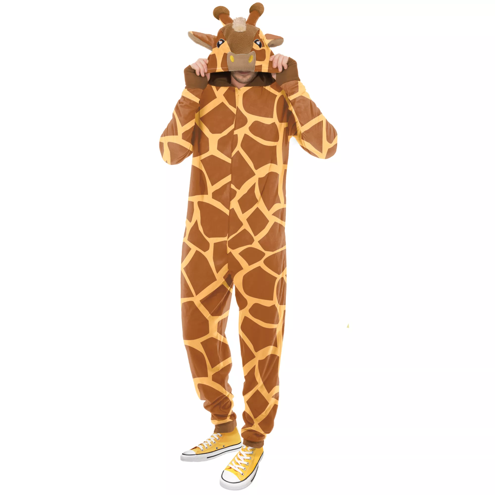 Adult Giraffe Jumpsuit Costume at Spirit Halloween