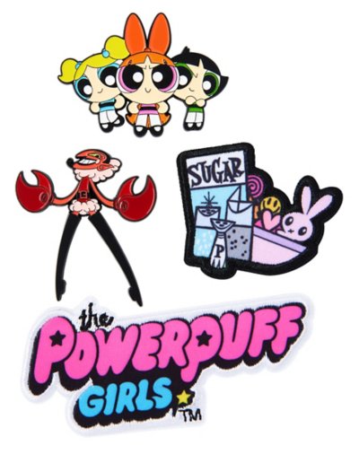 The Powerpuff Girls Patch and Pin Set