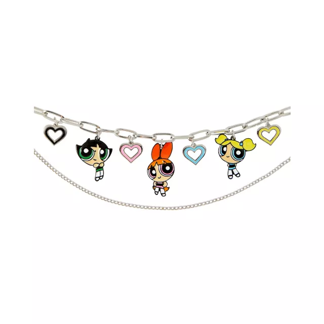 The Powerpuff Girls Charm Chain Necklace
