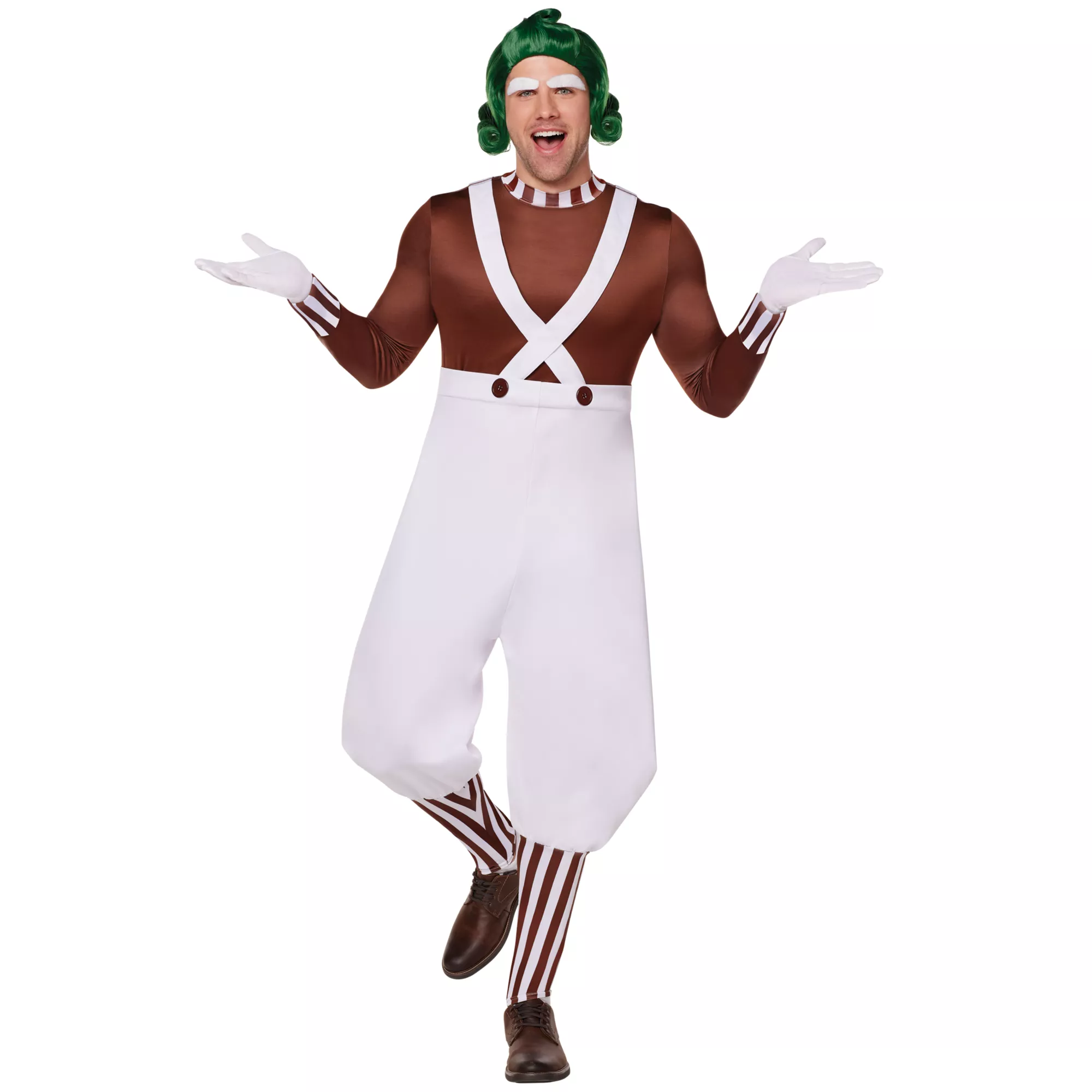 Adult Oompa Loompa Costume - Willy Wonka and the Chocolate Factory at Spirit Halloween