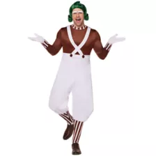 Adult Oompa Loompa Costume - Willy Wonka and the Chocolate Factory at Spirit Halloween