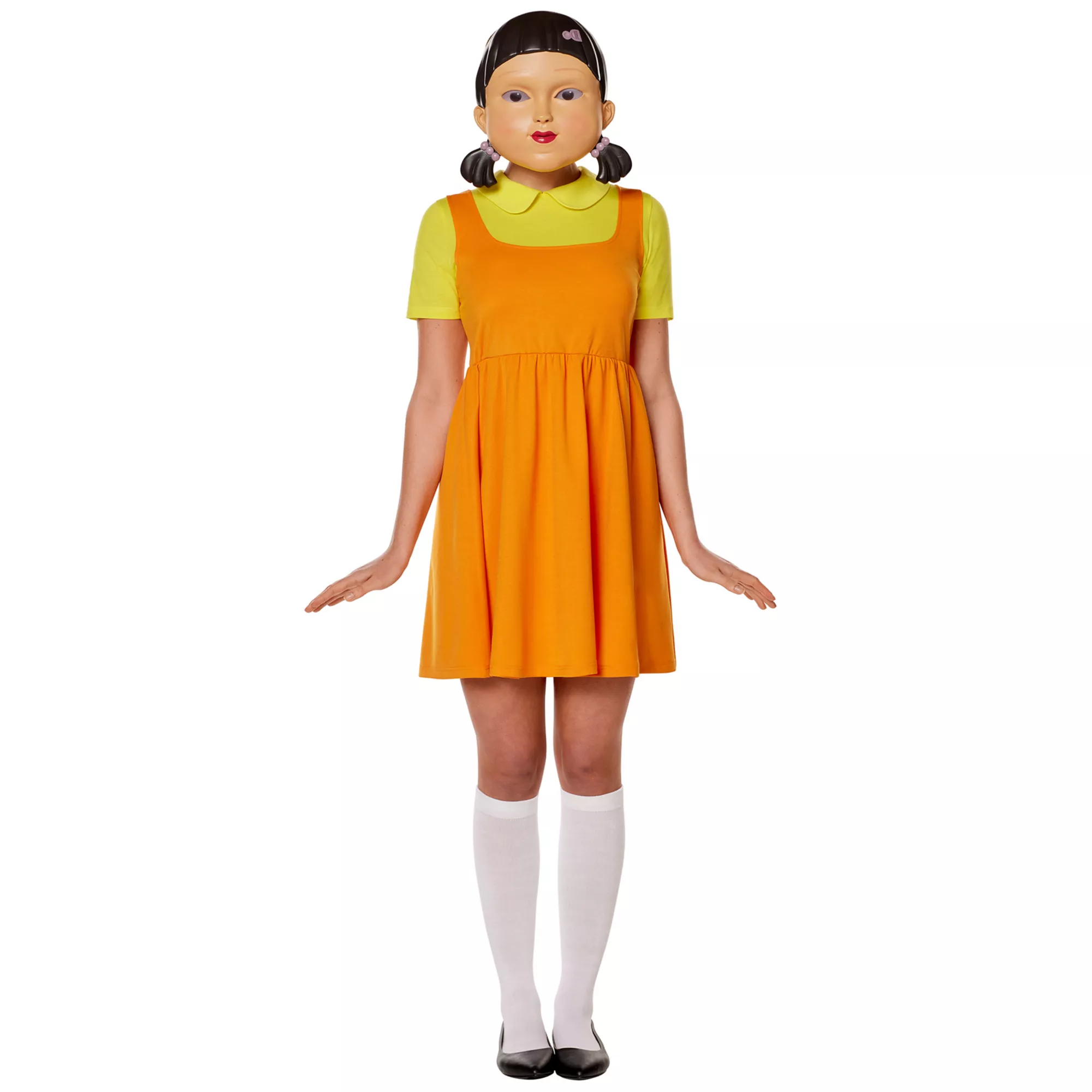 Adult Young-hee Doll Dress Costume - Squid Game at Spencer's