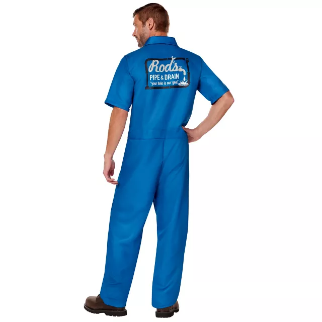 Adult Rod's Pipe and Drain Jumpsuit Costume at Spirit Halloween