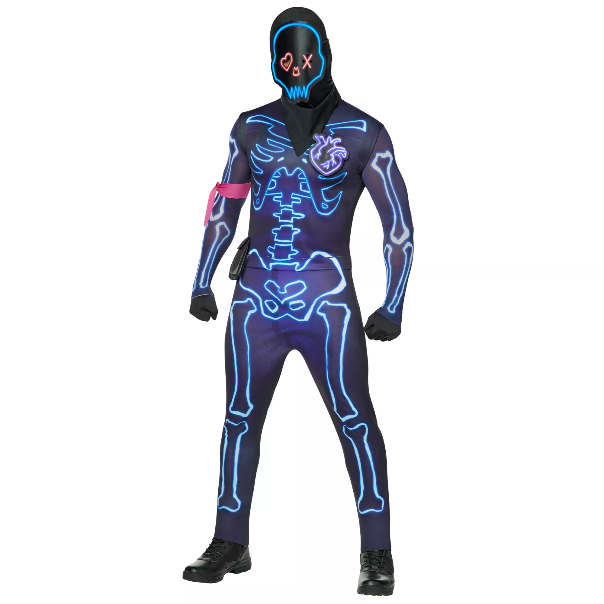 Adult Light-Up Fortnite Party Trooper Costume at Spirit Halloween