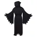 Adult Hooded Black Robe Costume at Spirit Halloween
