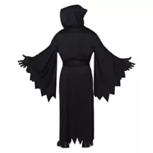 Adult Hooded Black Robe Costume at Spirit Halloween