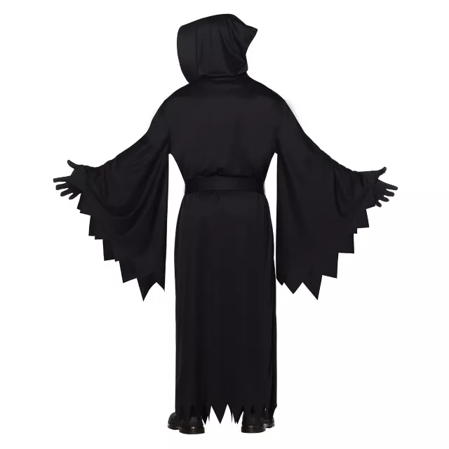 Adult Hooded Black Robe Costume at Spirit Halloween