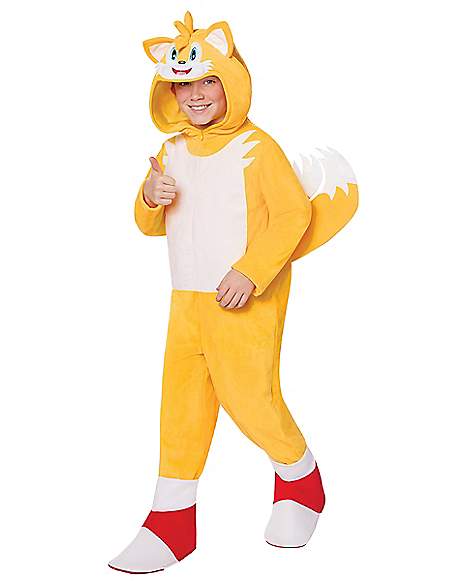Kids Tails One Piece Costume - Sonic the Hedgehog - Spencer's