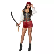 Adult Pirate Romper Costume at Spirit Halloween