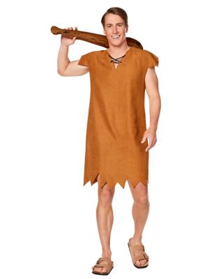 Adult Barney Rubble Plus Size Costume The Flintstones Spencers 