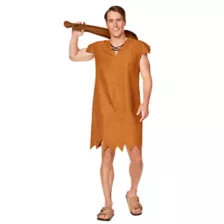 Adult Barney Rubble Plus Size Costume - The Flintstones at Spirit Halloween