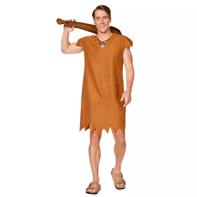 Adult Barney Rubble Plus Size Costume - The Flintstones at Spirit Halloween