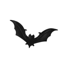 Gothic Noir Bat Decals - 9 Pack at Spencer's