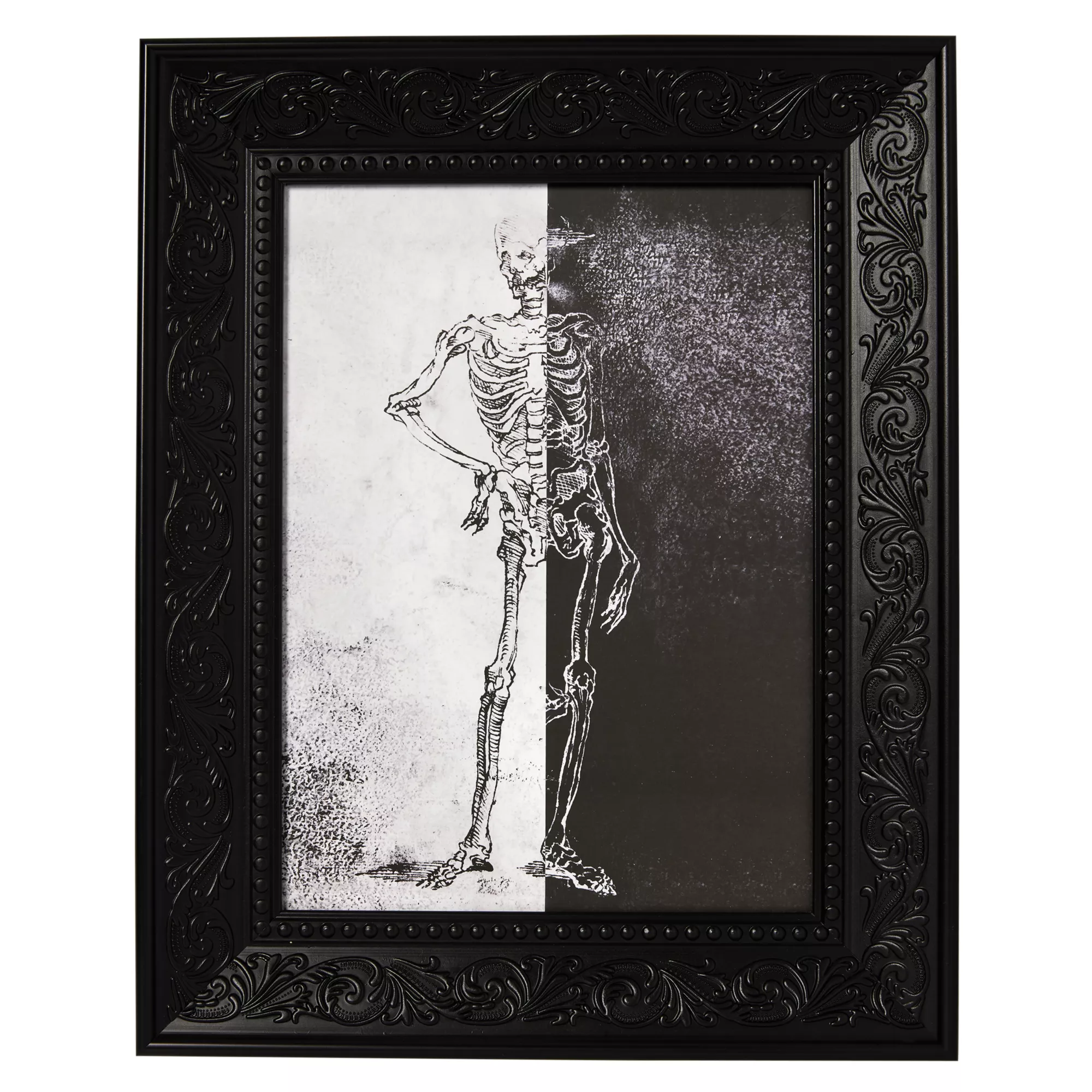 Gothic Noir Skeleton Framed Picture at Spirit Halloween
