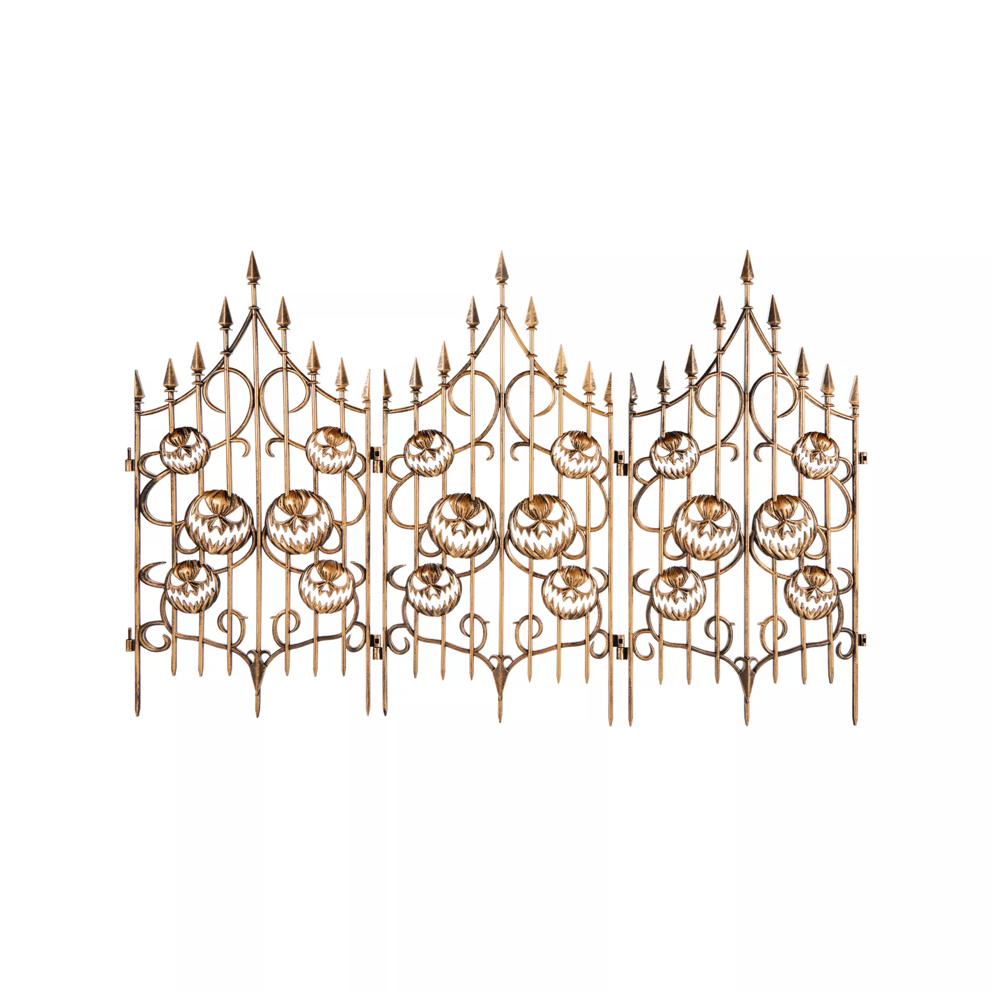 3 Ft Pumpkin Swirl Fence at Spirit Halloween