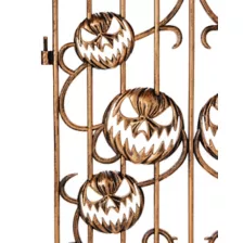 3 Ft Pumpkin Swirl Fence at Spirit Halloween