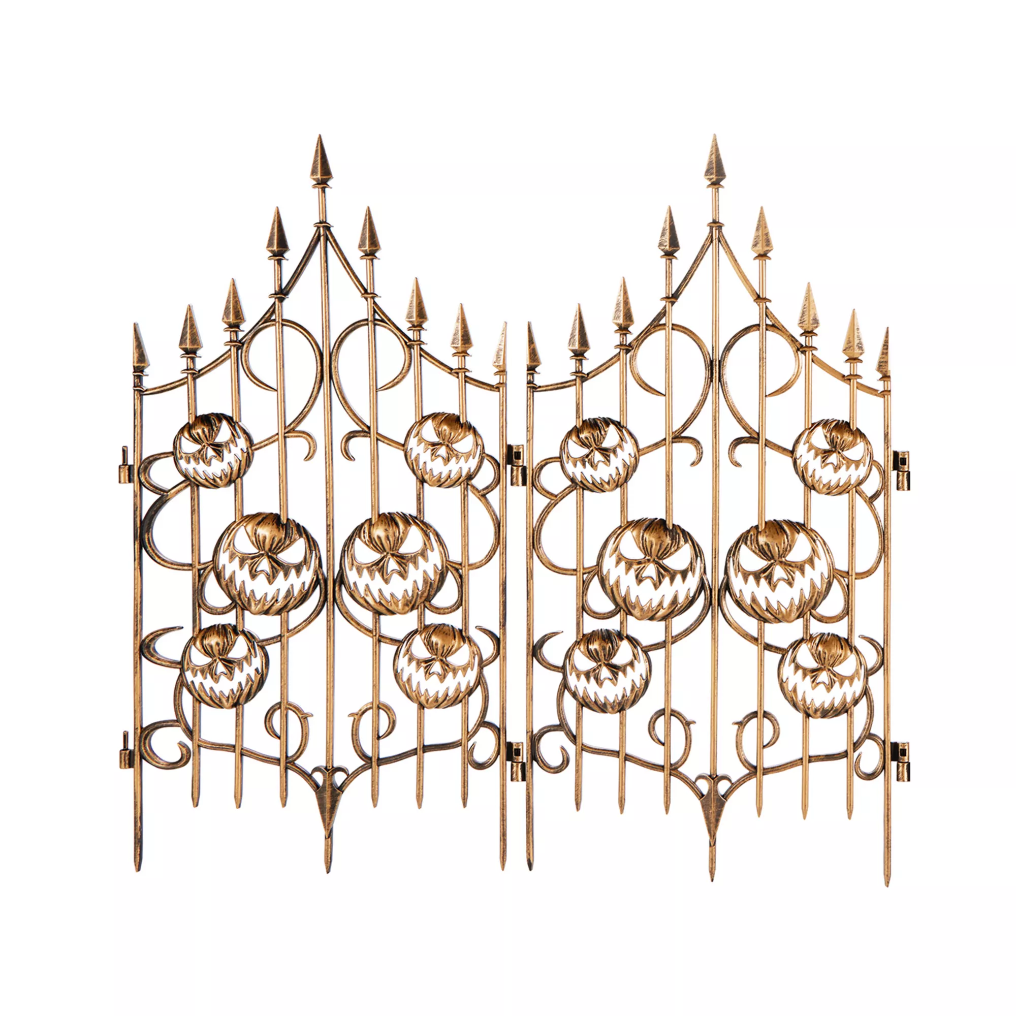 3 Ft Pumpkin Swirl Fence at Spirit Halloween