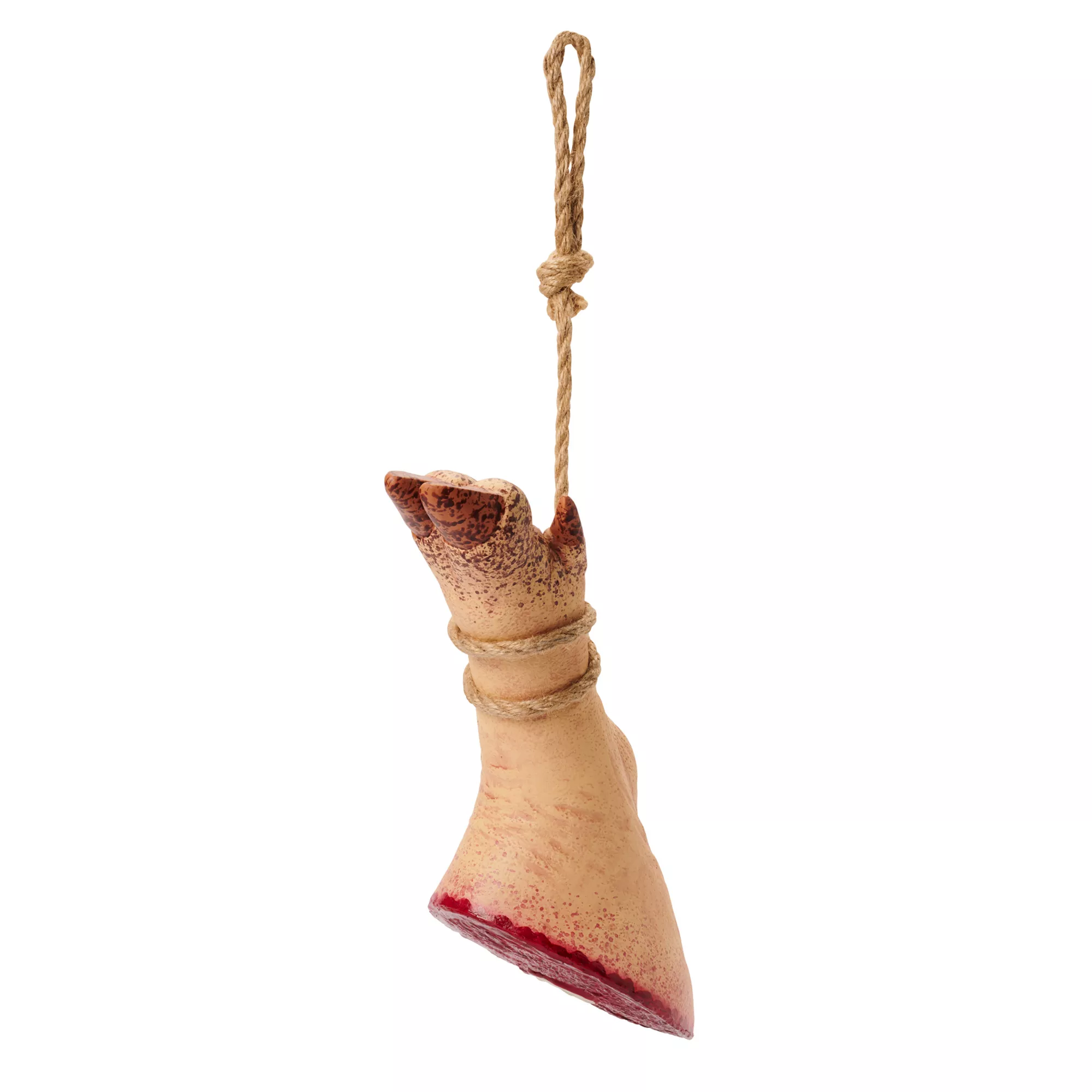 Hanging Pig Leg at Spirit Halloween