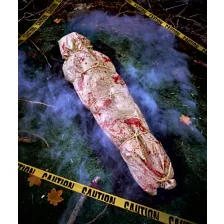 5 Ft. Bloody Body Bag at Spirit Halloween