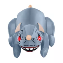 3 Ft Light-Up Rat Inflatable Decoration at Spirit Halloween