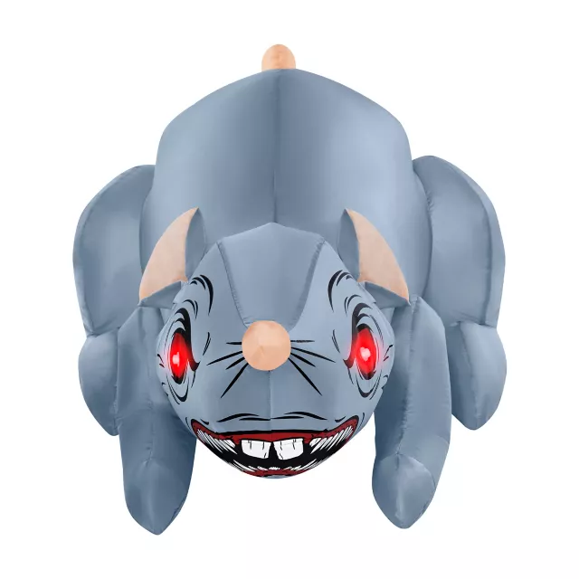 3 Ft Light-Up Rat Inflatable Decoration at Spirit Halloween