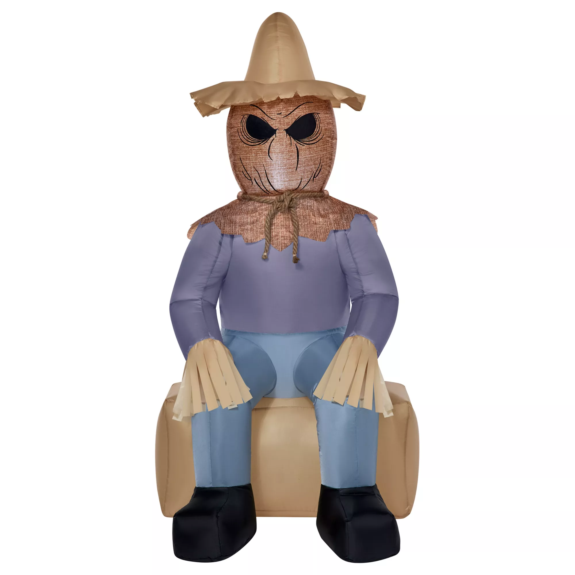 4 Ft Light-Up Scarecrow Inflatable Decoration