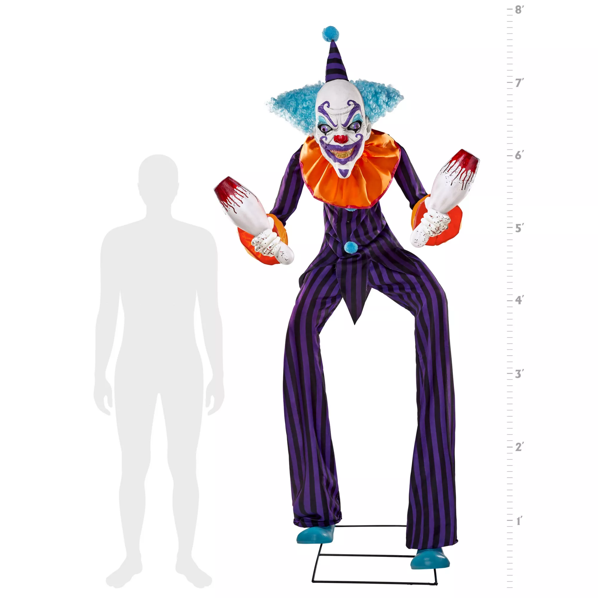 7 Ft 9 In Stilts Animatronic at Spencer's