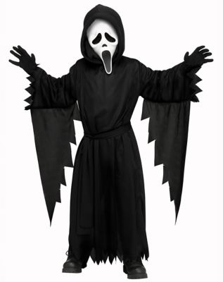 Toddler Pink Chrome Ghost Face Dress Costume
