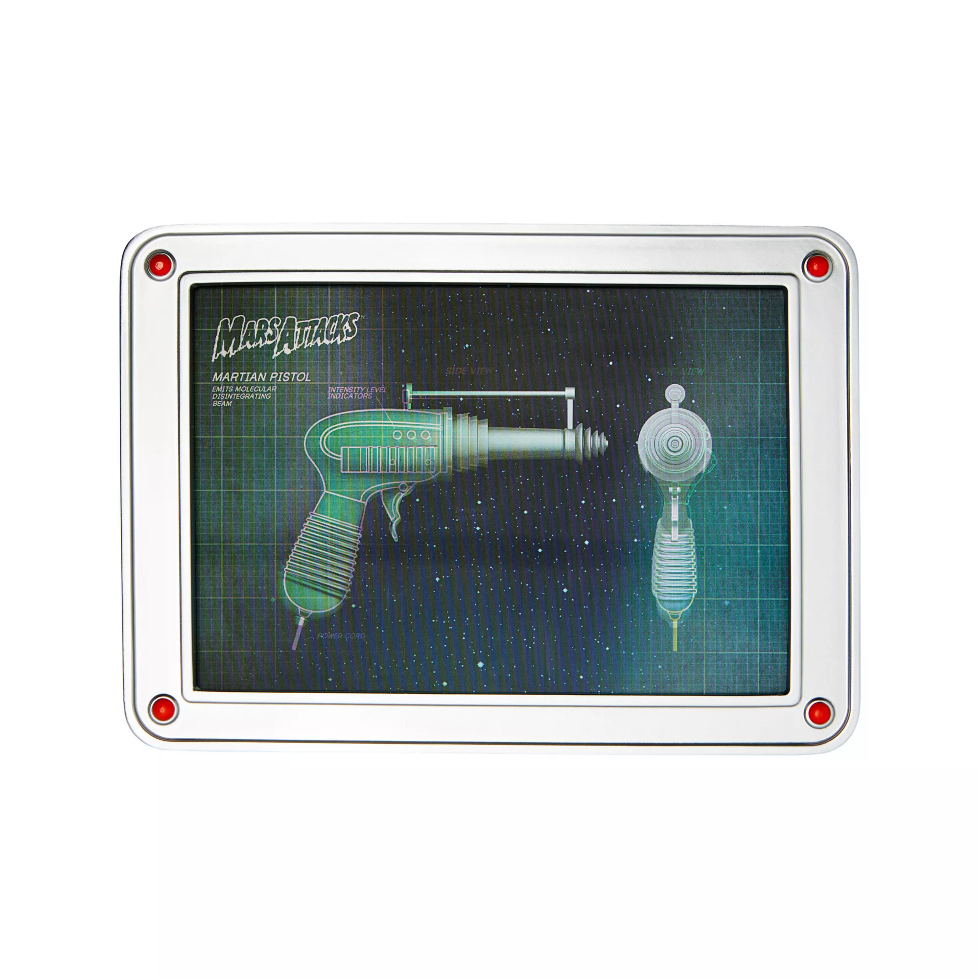 Martian Pistol Blueprint Sign - Mars Attacks at Spirit Halloween