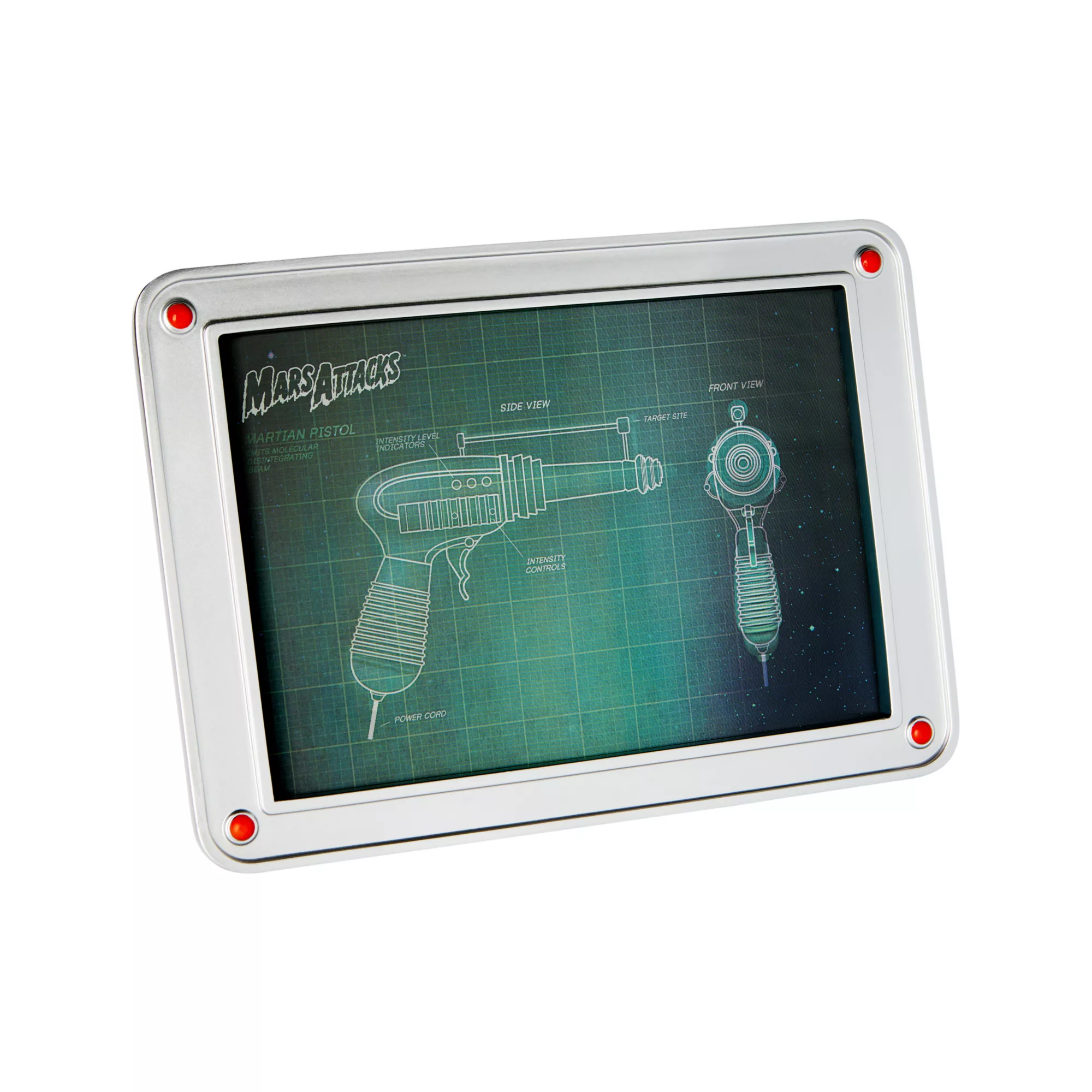 Martian Pistol Blueprint Sign - Mars Attacks at Spirit Halloween