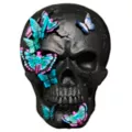Mystical Arts Black Butterfly Skull at Spirit Halloween
