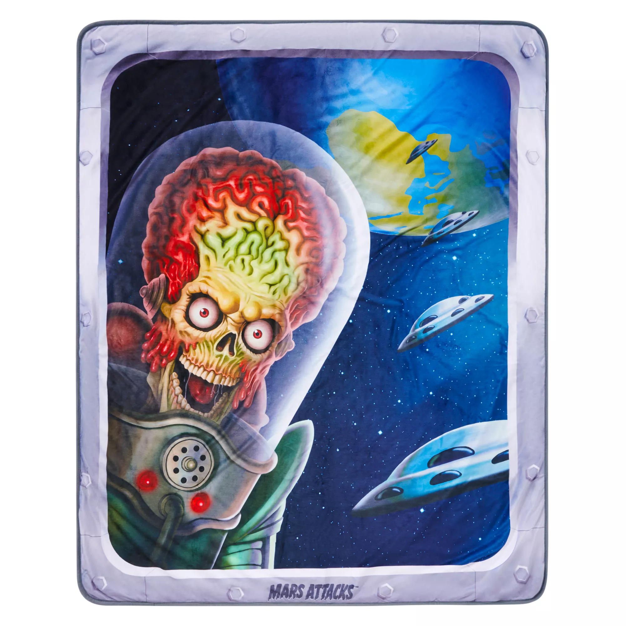 Mars Attacks Window Fleece Blanket at Spirit Halloween