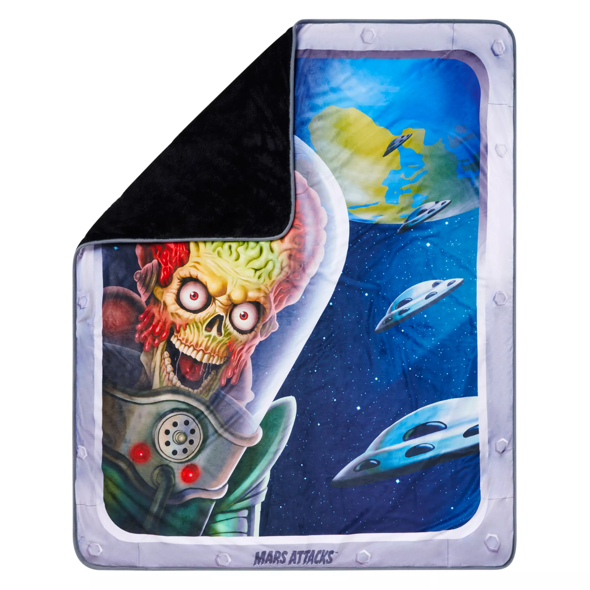 Mars Attacks Window Fleece Blanket at Spirit Halloween