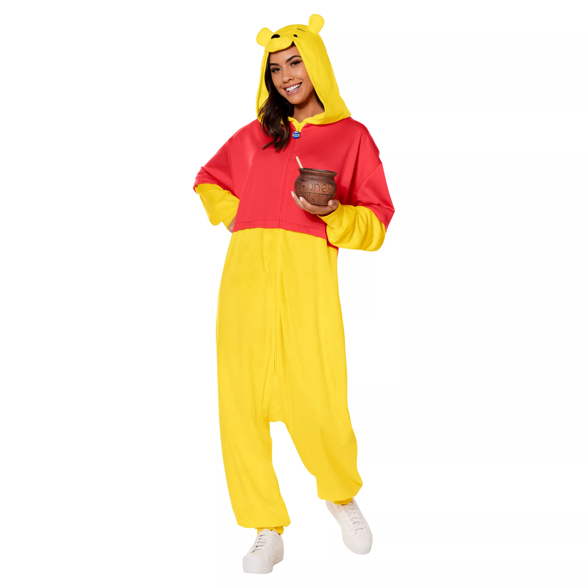 Adult Pooh Jumpsuit Costume - Winnie the Pooh at Spirit Halloween