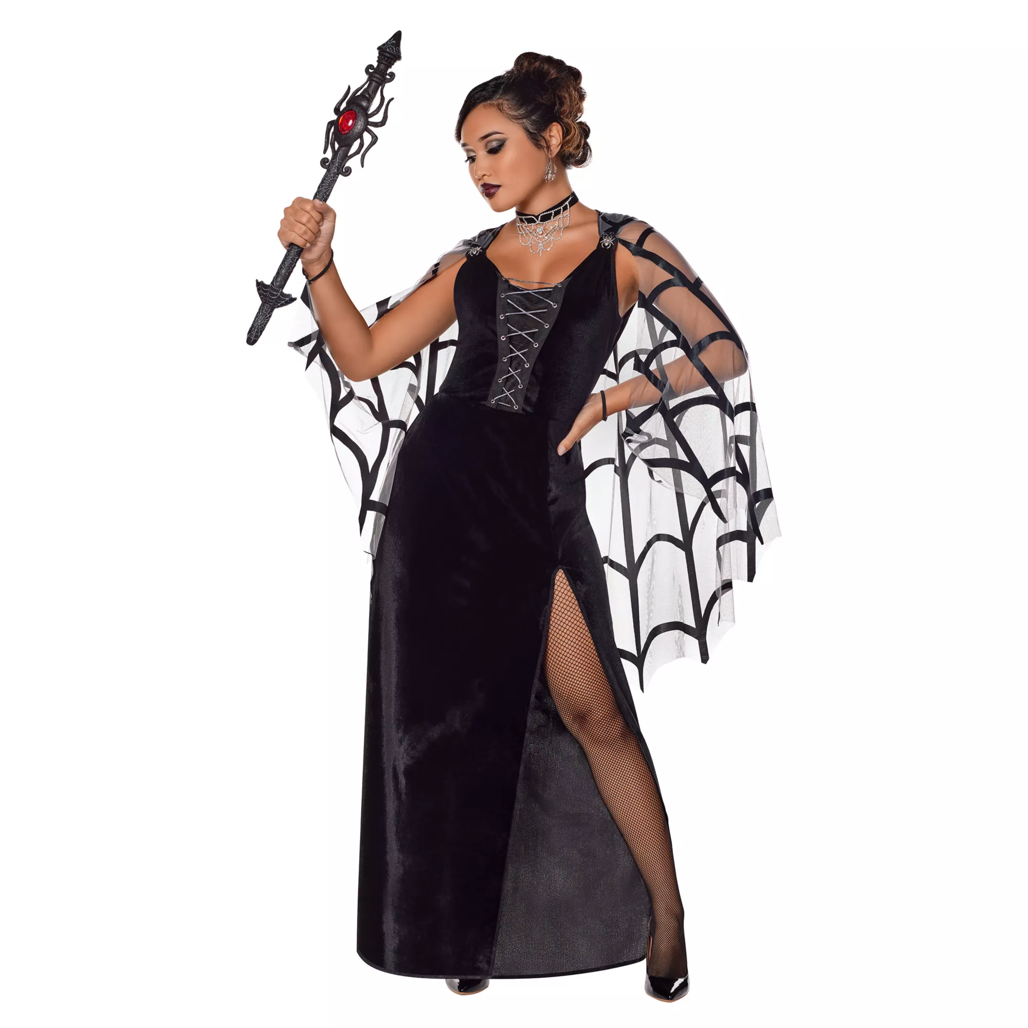 Adult Web of Lies Widow Dress Costume at Spirit Halloween