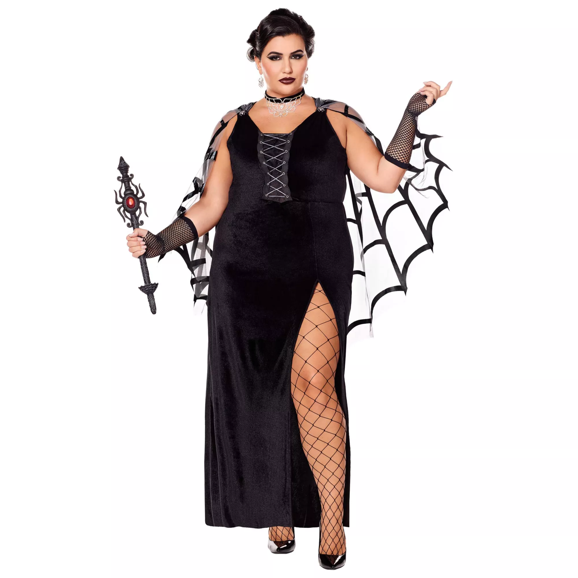 Adult Web of Lies Widow Dress Costume at Spirit Halloween