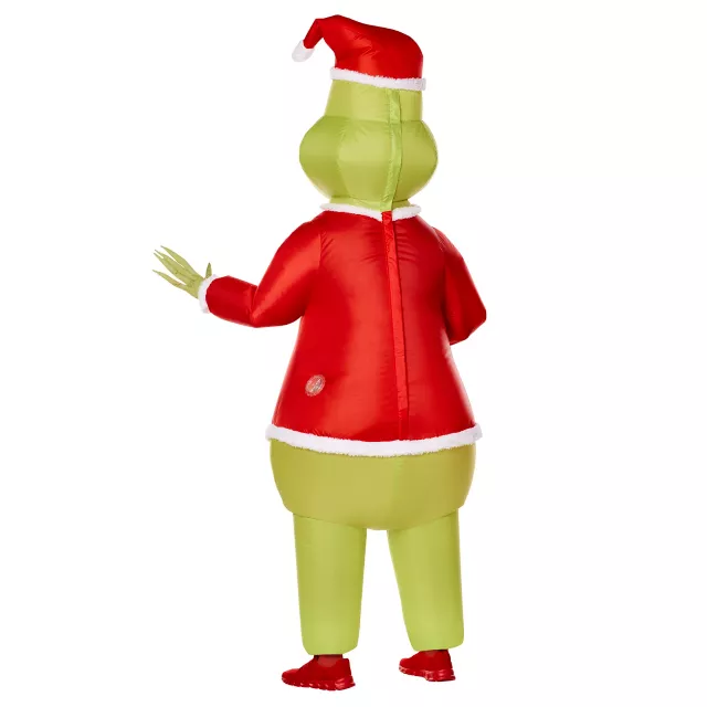 Adult The Grinch Inflatable Costume - Dr. Seuss at Spirit Halloween