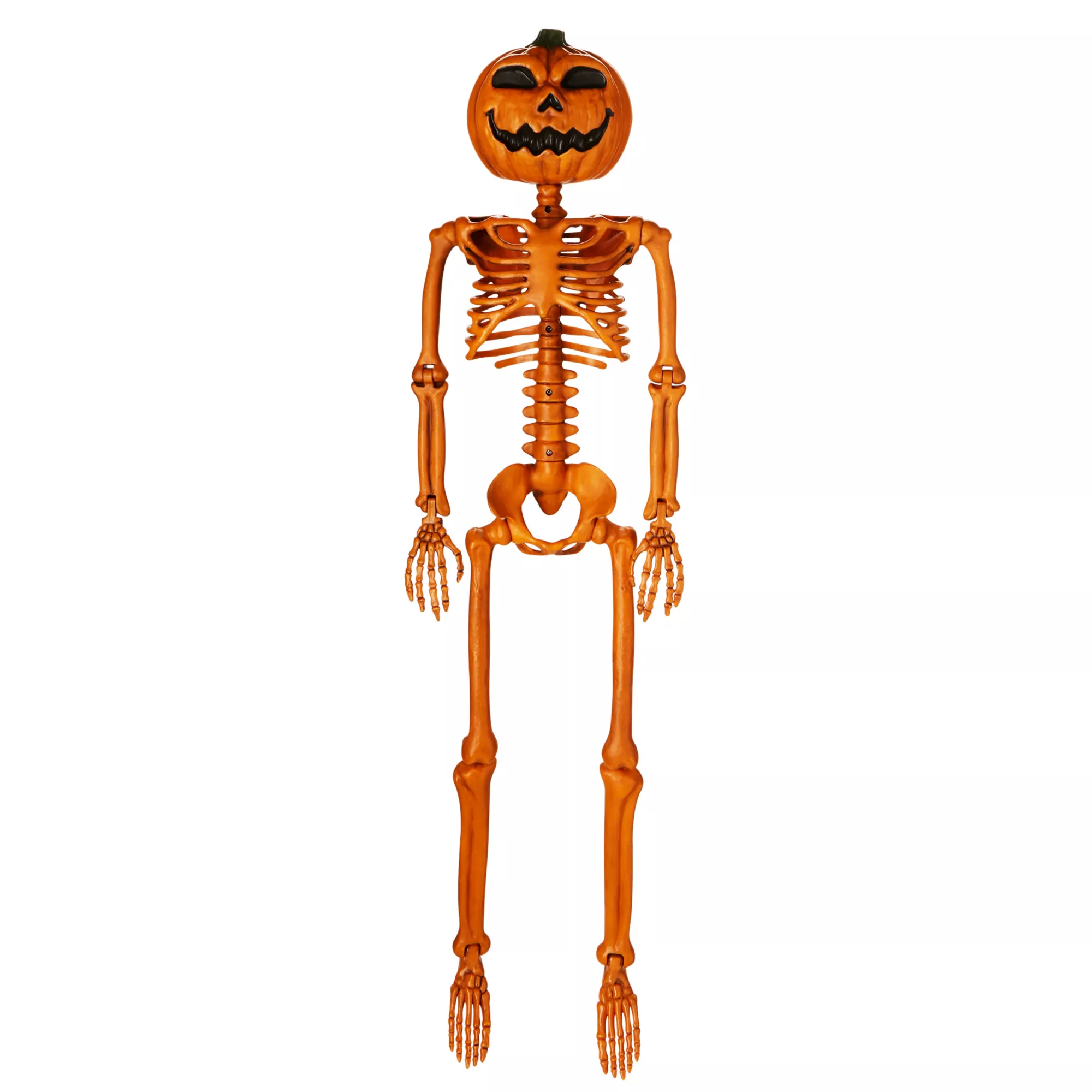 3 Ft Rotten Pumpkin Skeleton Hanging Prop at Spirit Halloween