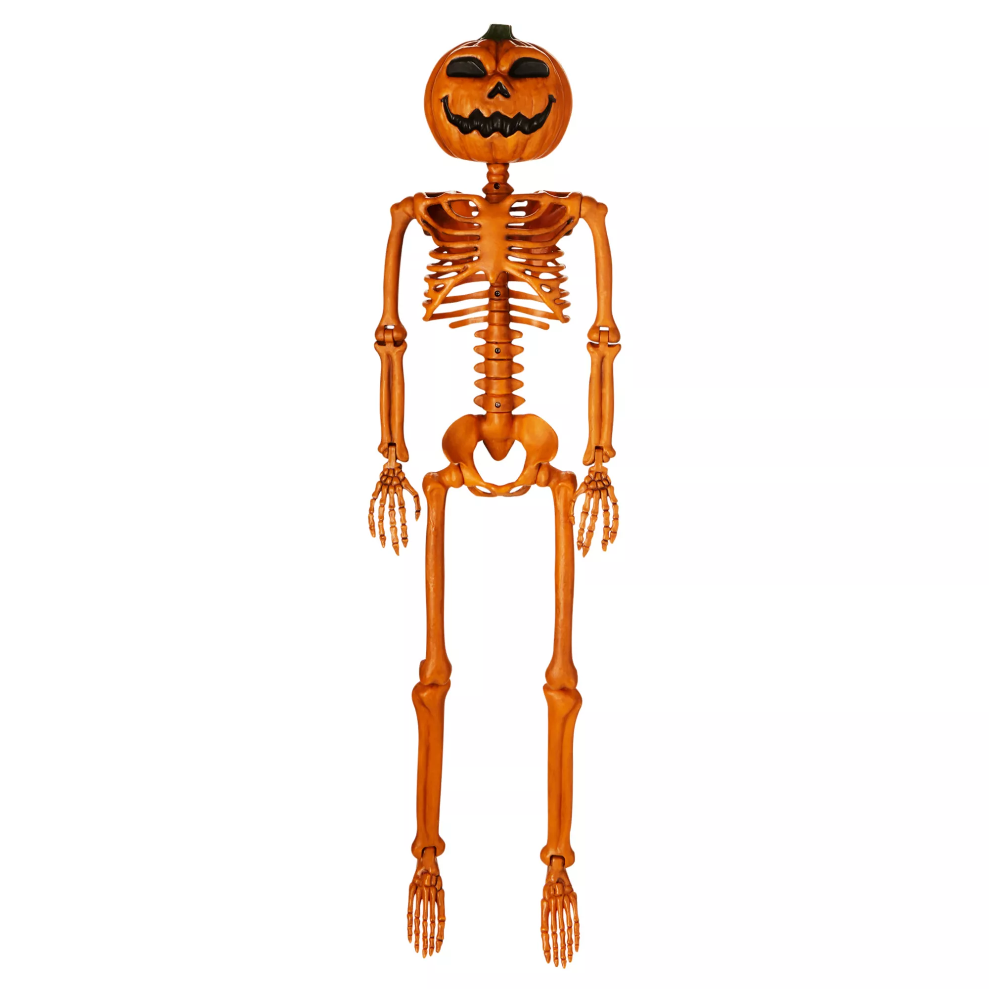 3 Ft Rotten Pumpkin Skeleton Hanging Prop at Spirit Halloween