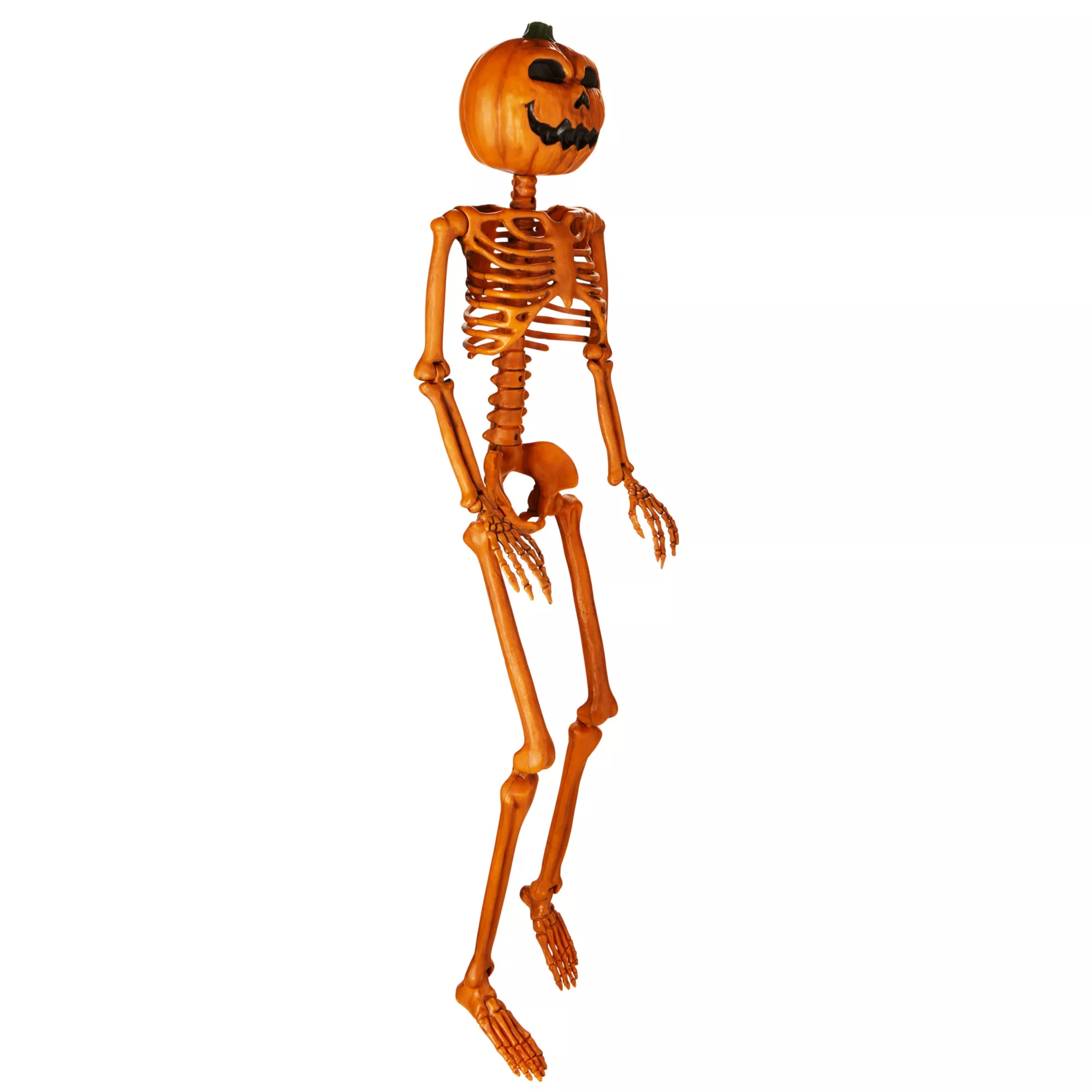 3 Ft Rotten Pumpkin Skeleton Hanging Prop at Spirit Halloween