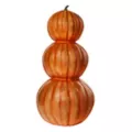 2.4 Ft Light-Up Pumpkin Stack Decoration at Spirit Halloween