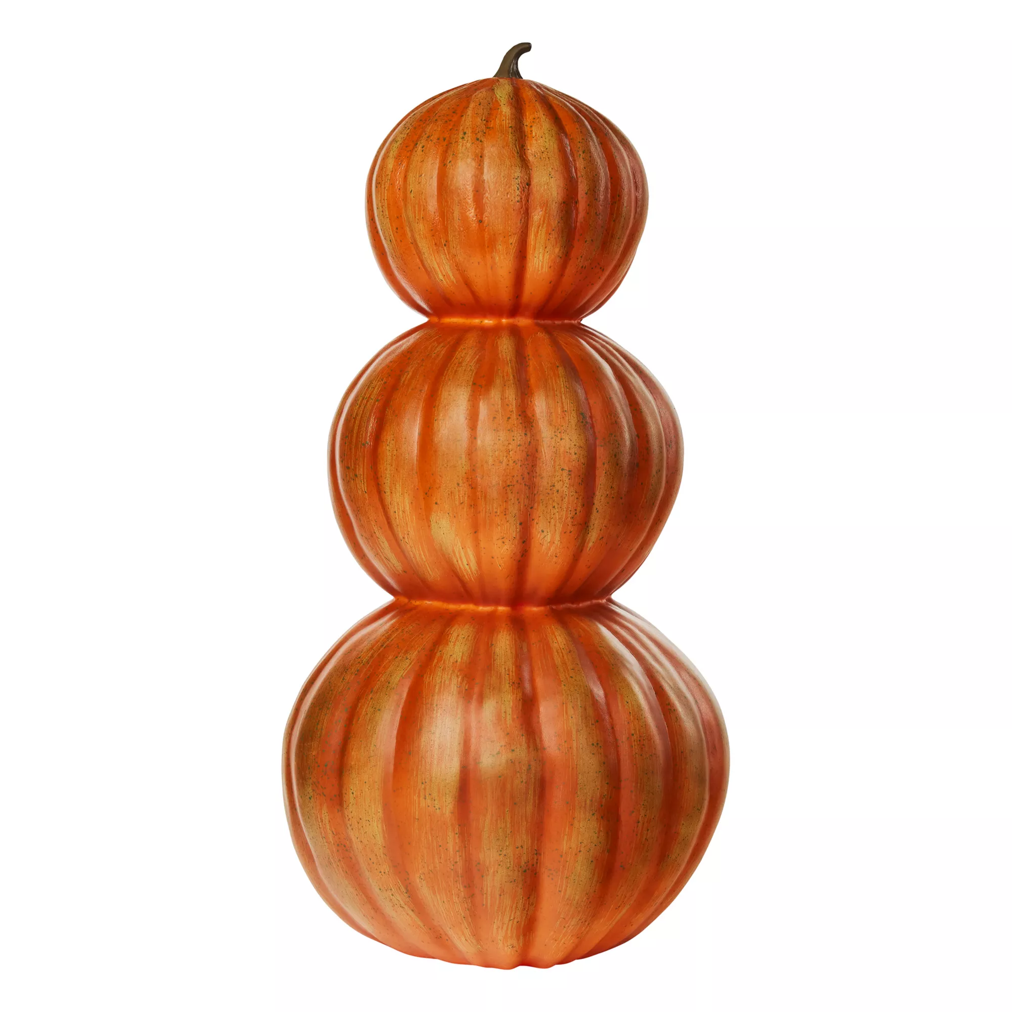 2.4 Ft Light-Up Pumpkin Stack Decoration at Spirit Halloween